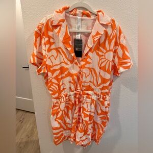 NWT Fabletics Romper Cover-Up